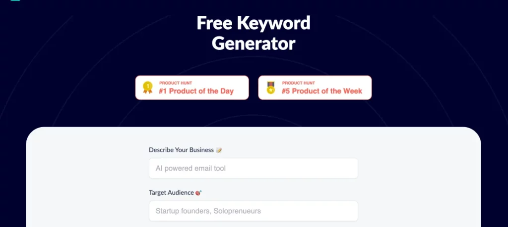 Free Keyword Generator Tool