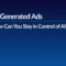 how can you control ai ads