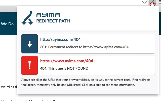 Redirect Path extension