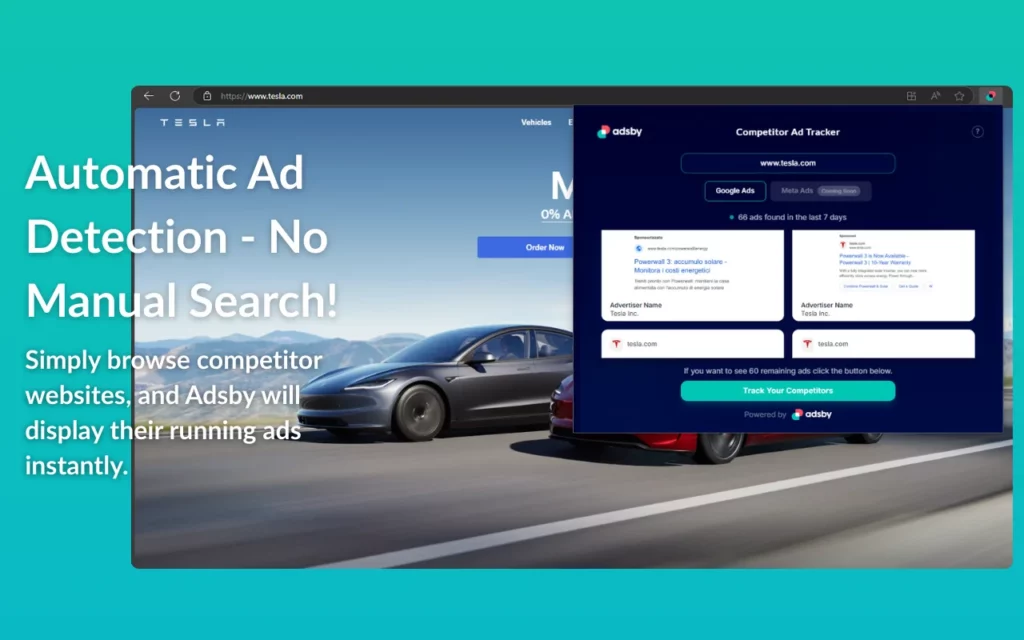Competitor Ad Tracker Extension